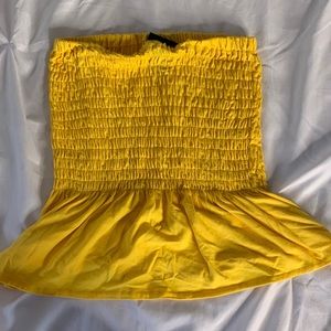 Yellow Tube Top